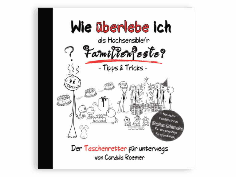 Buchcover Wie überlebe ich als Hochsensibler Familienfeste
